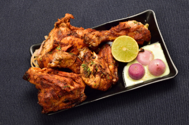 Variety of Non - vegetarian dishes at Hotel Suffa International, Indore